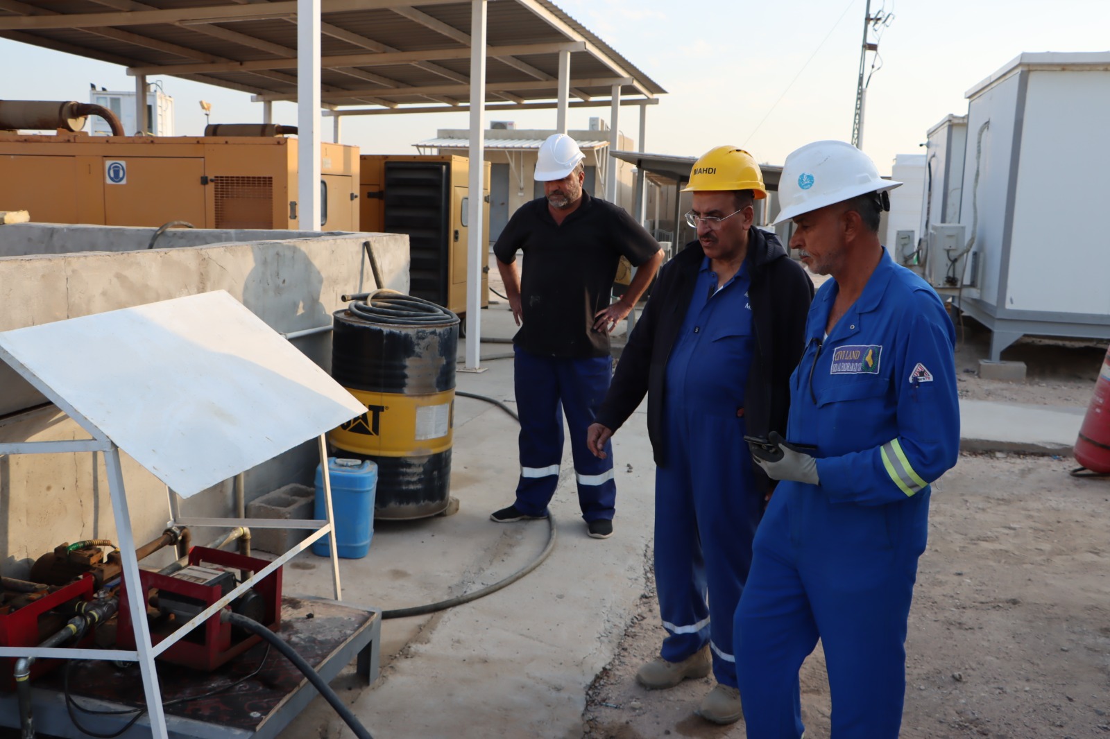 General Manager site visit Al-Burjisya - AL-Kuff